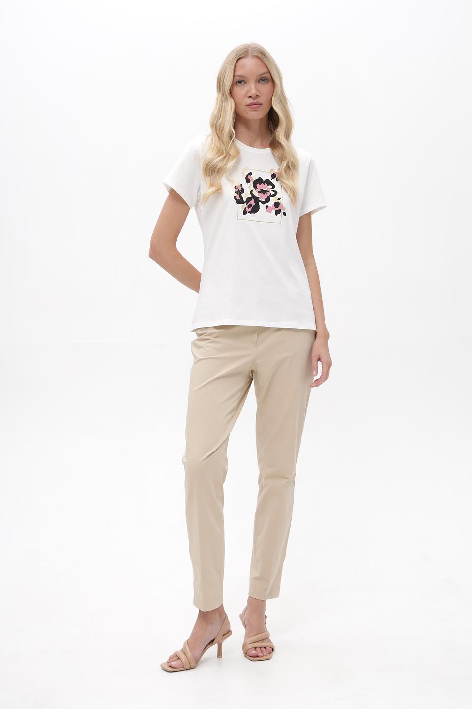 Футболка Taifun с цветочным принтом