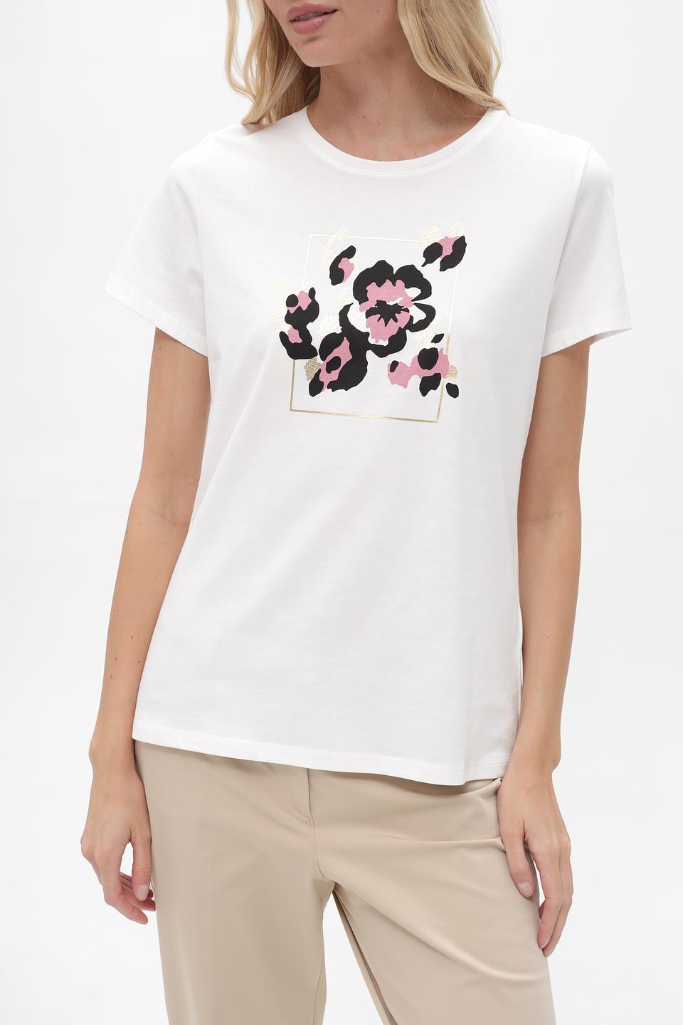 Футболка Taifun с цветочным принтом