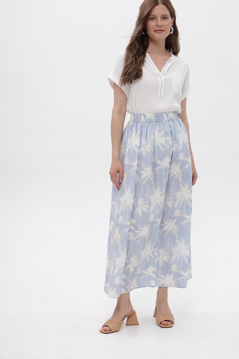 Юбка Oui с принтом пальмы