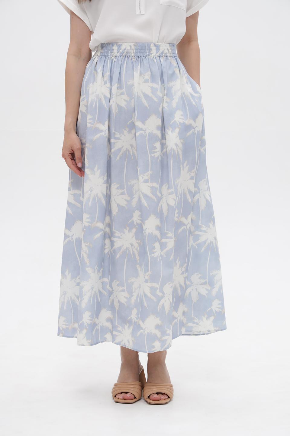 Юбка Oui с принтом пальмы