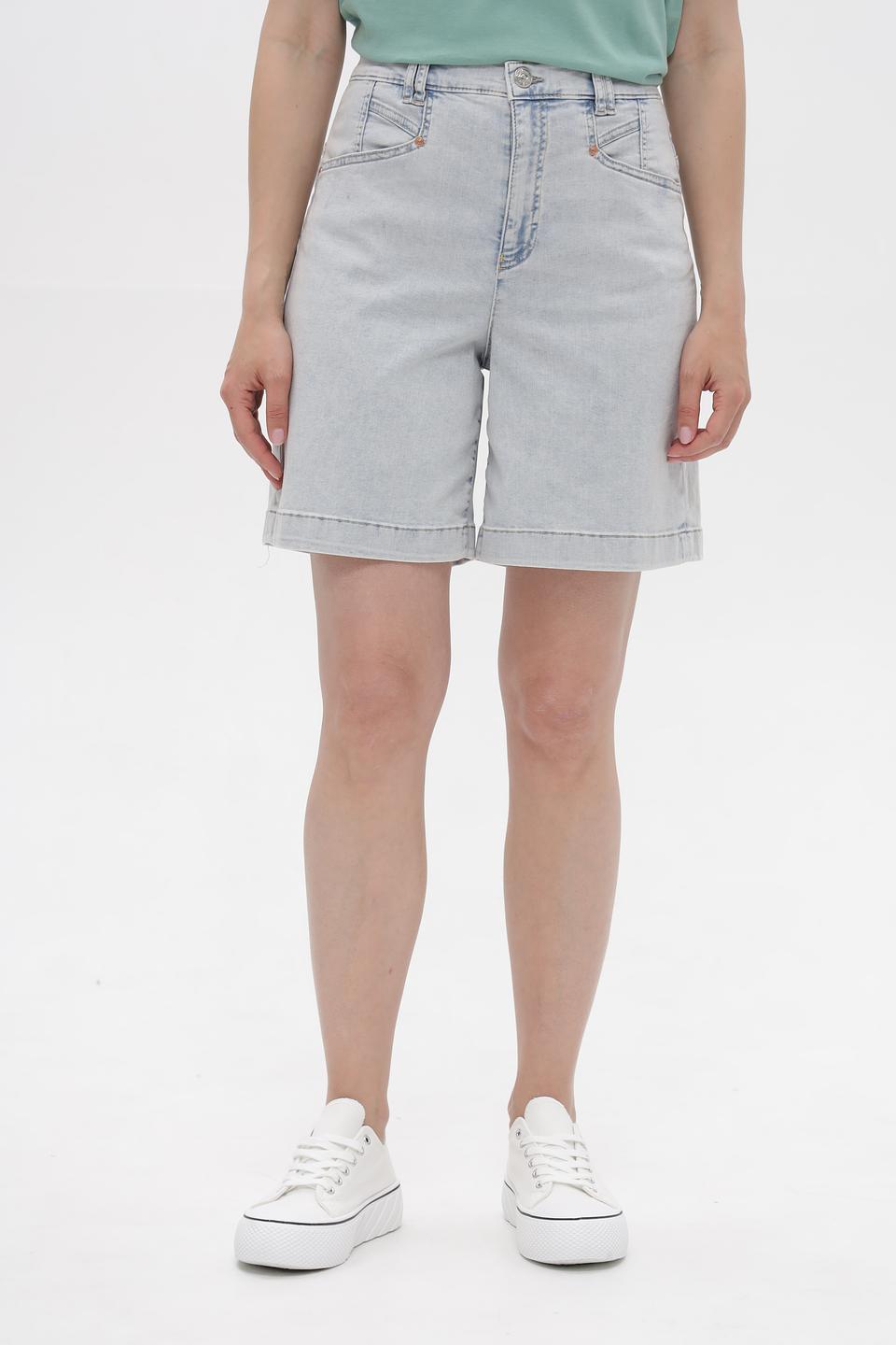 Шорты джинсовые Oui светло-серые