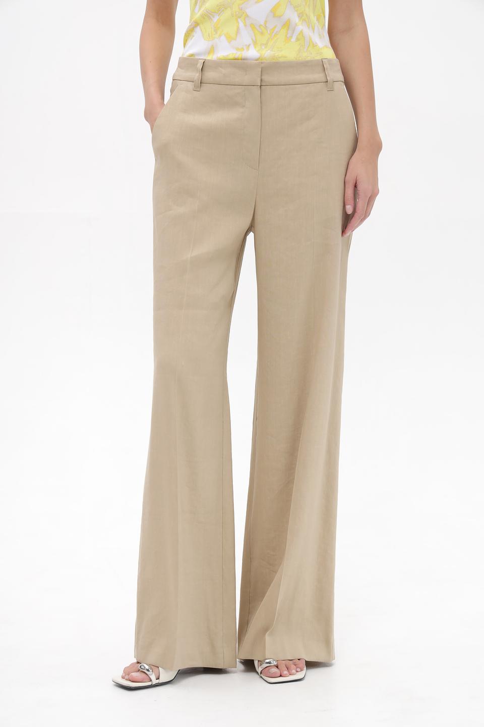 Брюки клеш Marc Cain бежевые