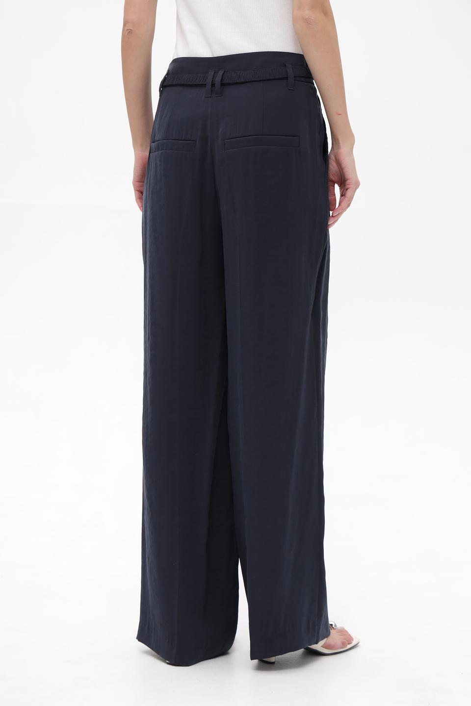 Брюки палаццо Marc Cain темно-синие