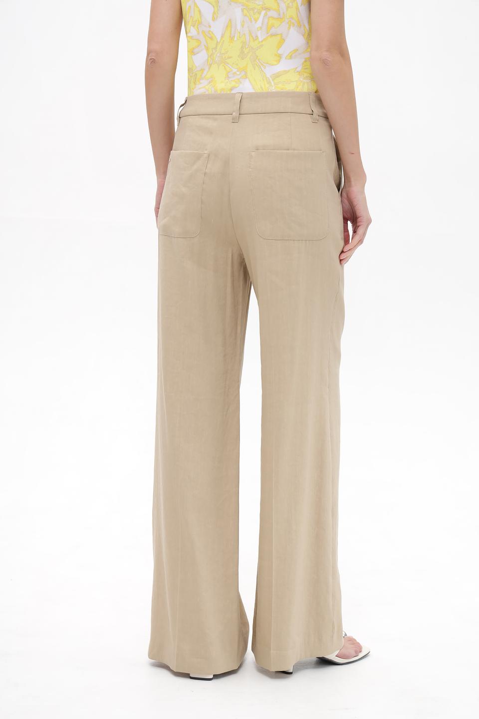 Брюки клеш Marc Cain бежевые