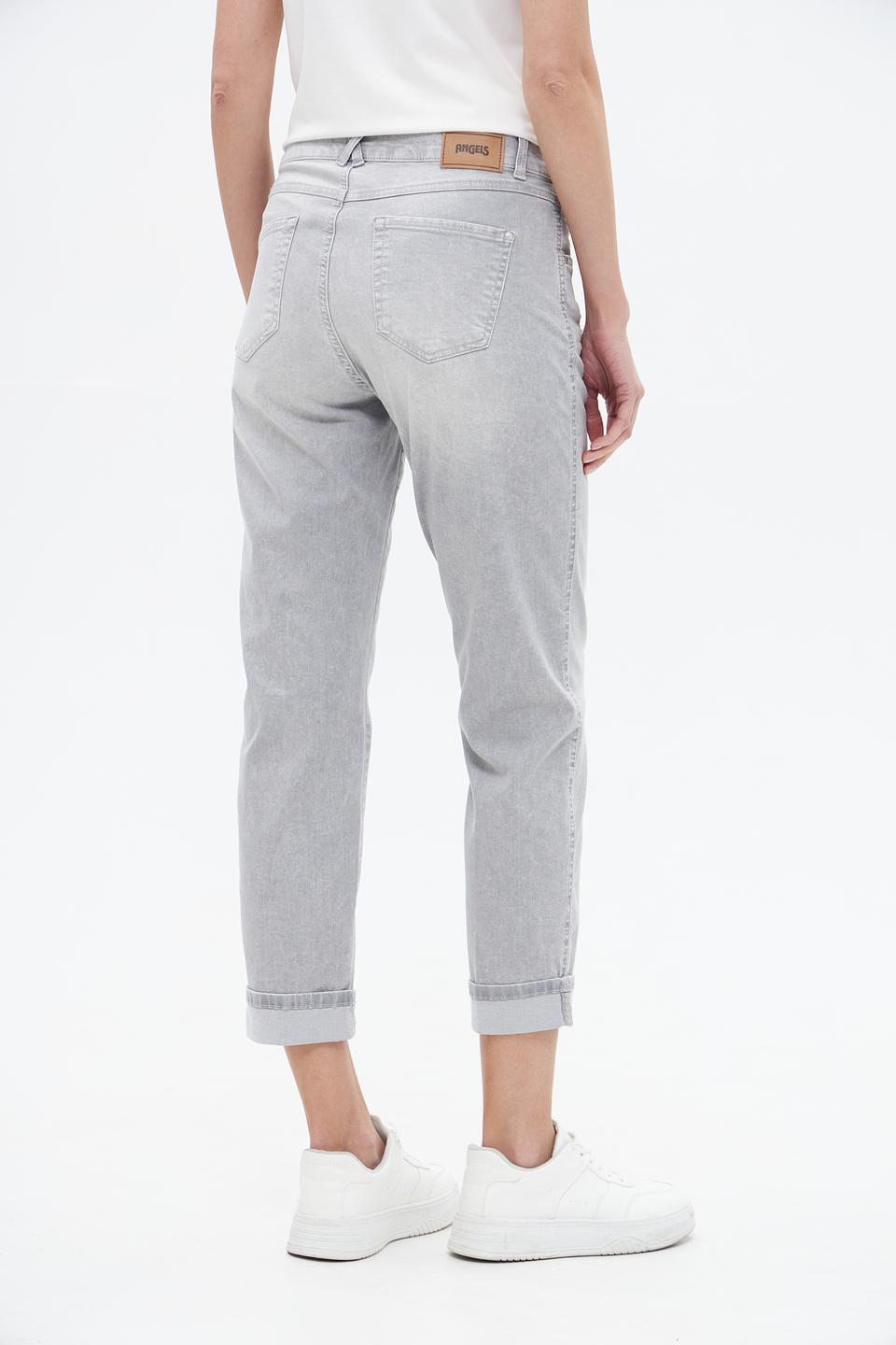 Джинсы Angels серые укороченные