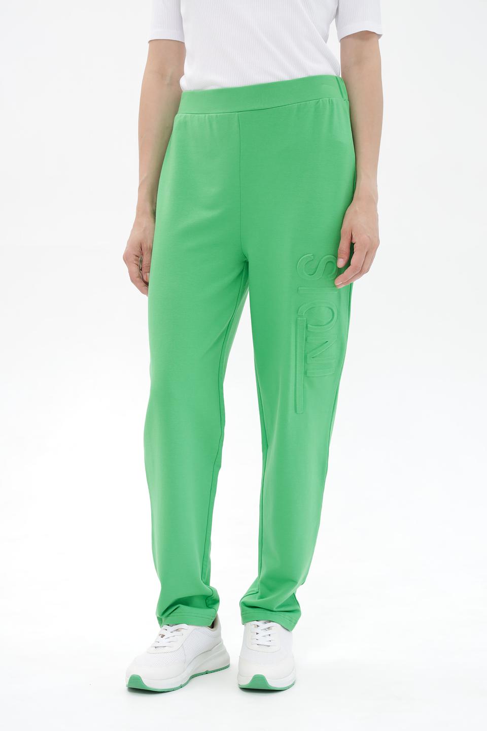Брюки Passioni лайм с логотипом