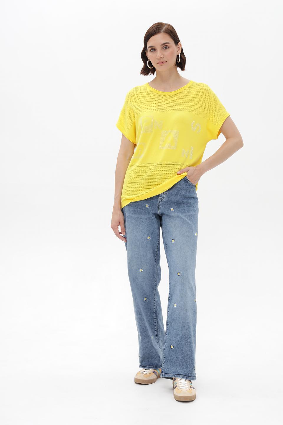 Пуловер Passioni с вышивкой