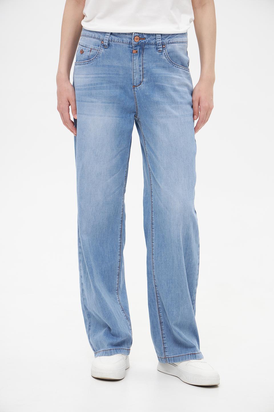 Джинсы Time Zone широкие голубые