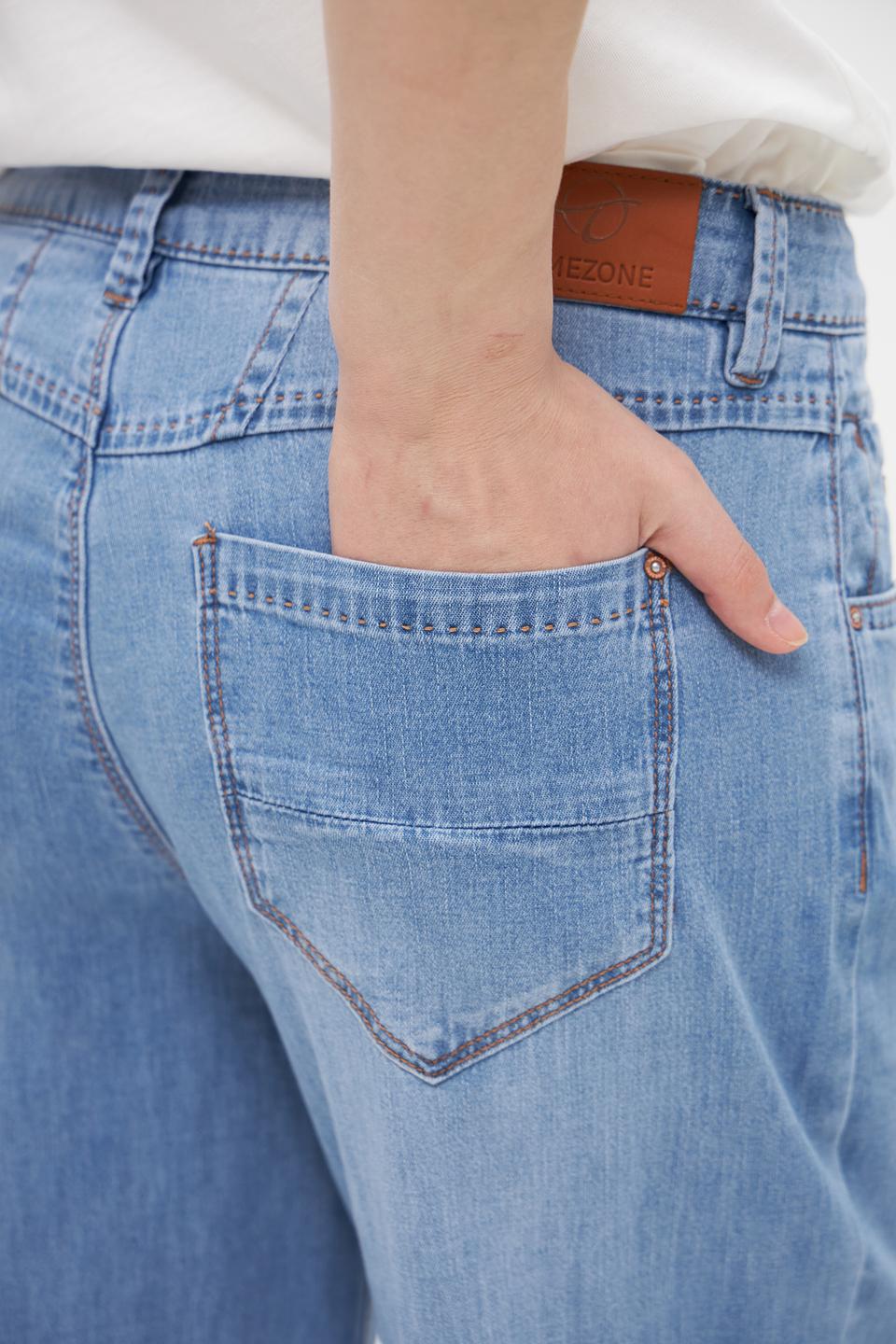 Джинсы Time Zone широкие голубые