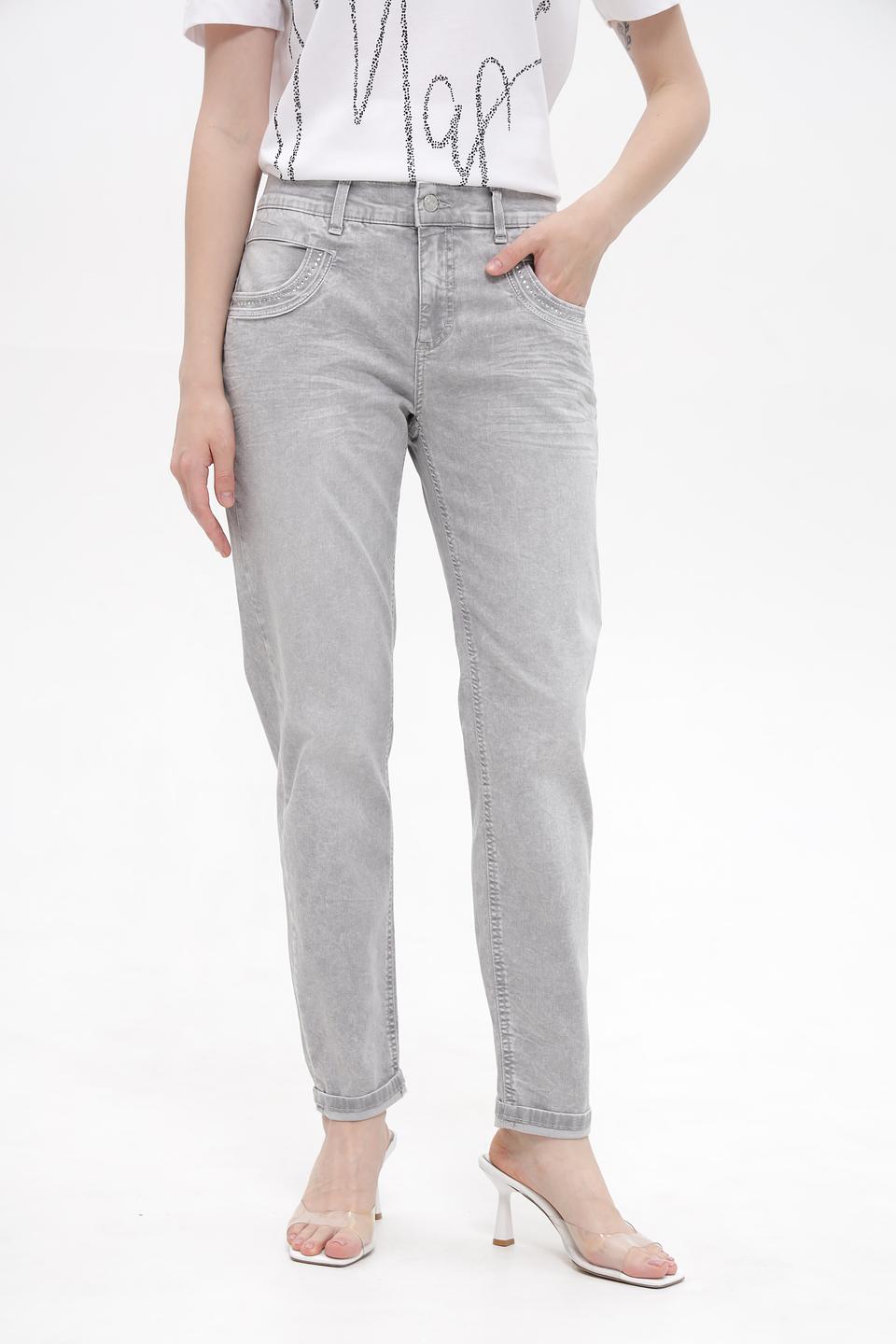 Джинсы Angels серые boyfriend