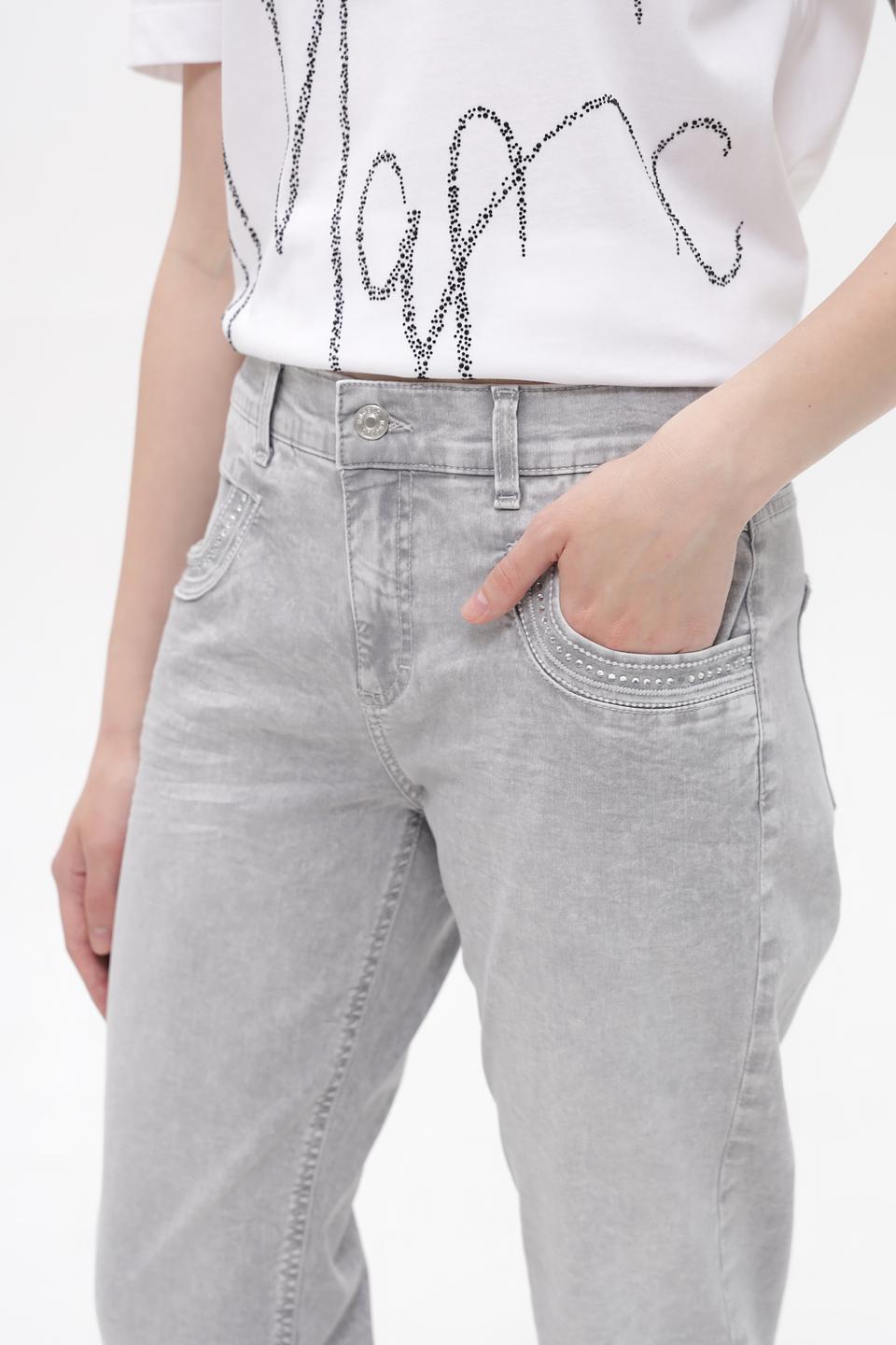 Джинсы Angels серые boyfriend