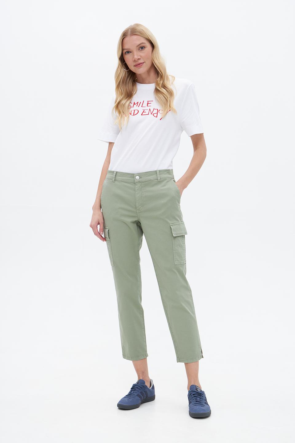 Брюки карго Angels оливковые