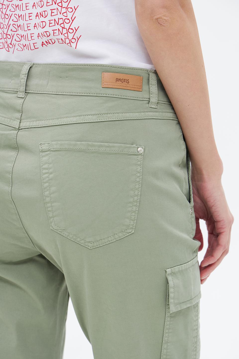 Брюки карго Angels оливковые