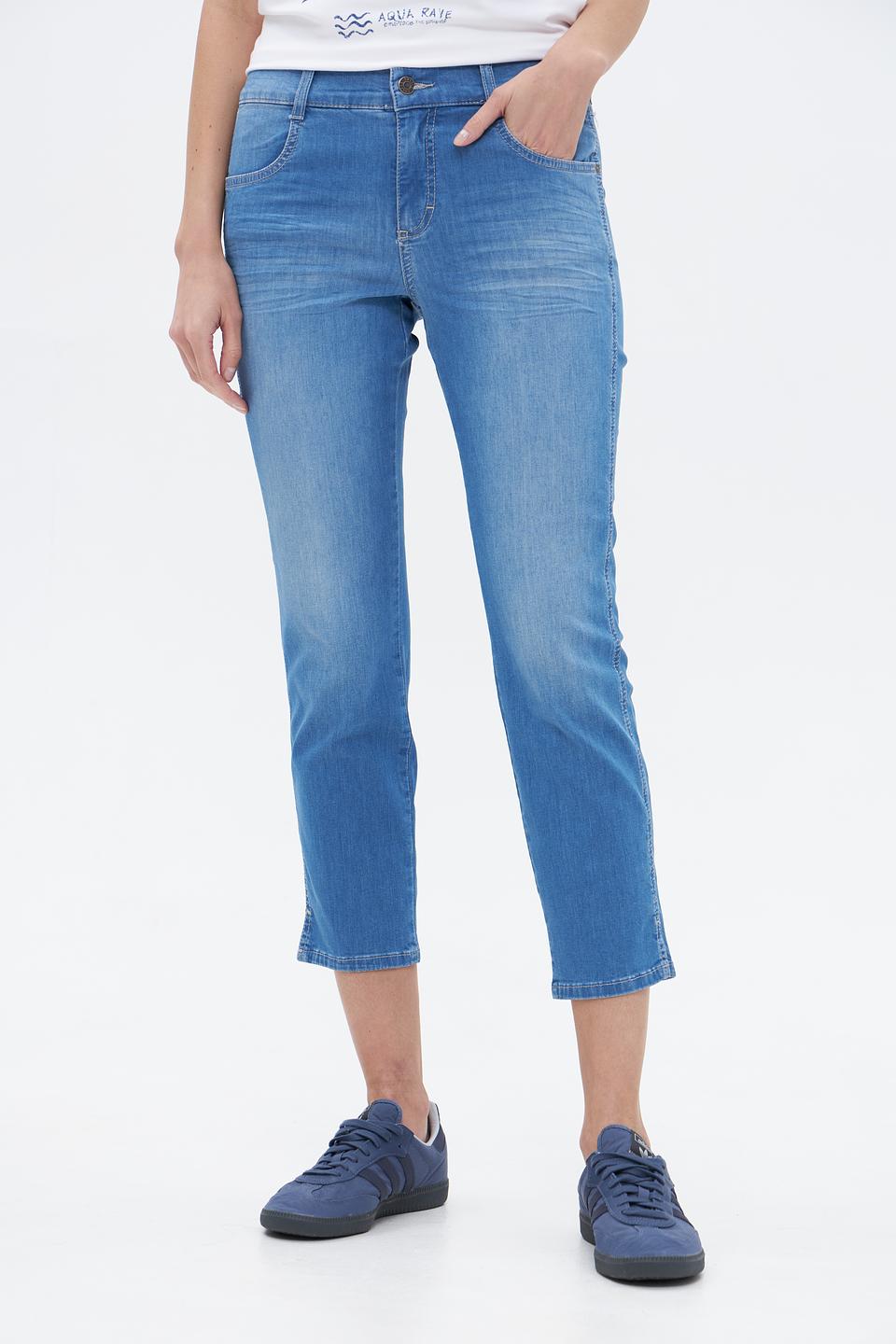Джинсы Angels укороченные голубые