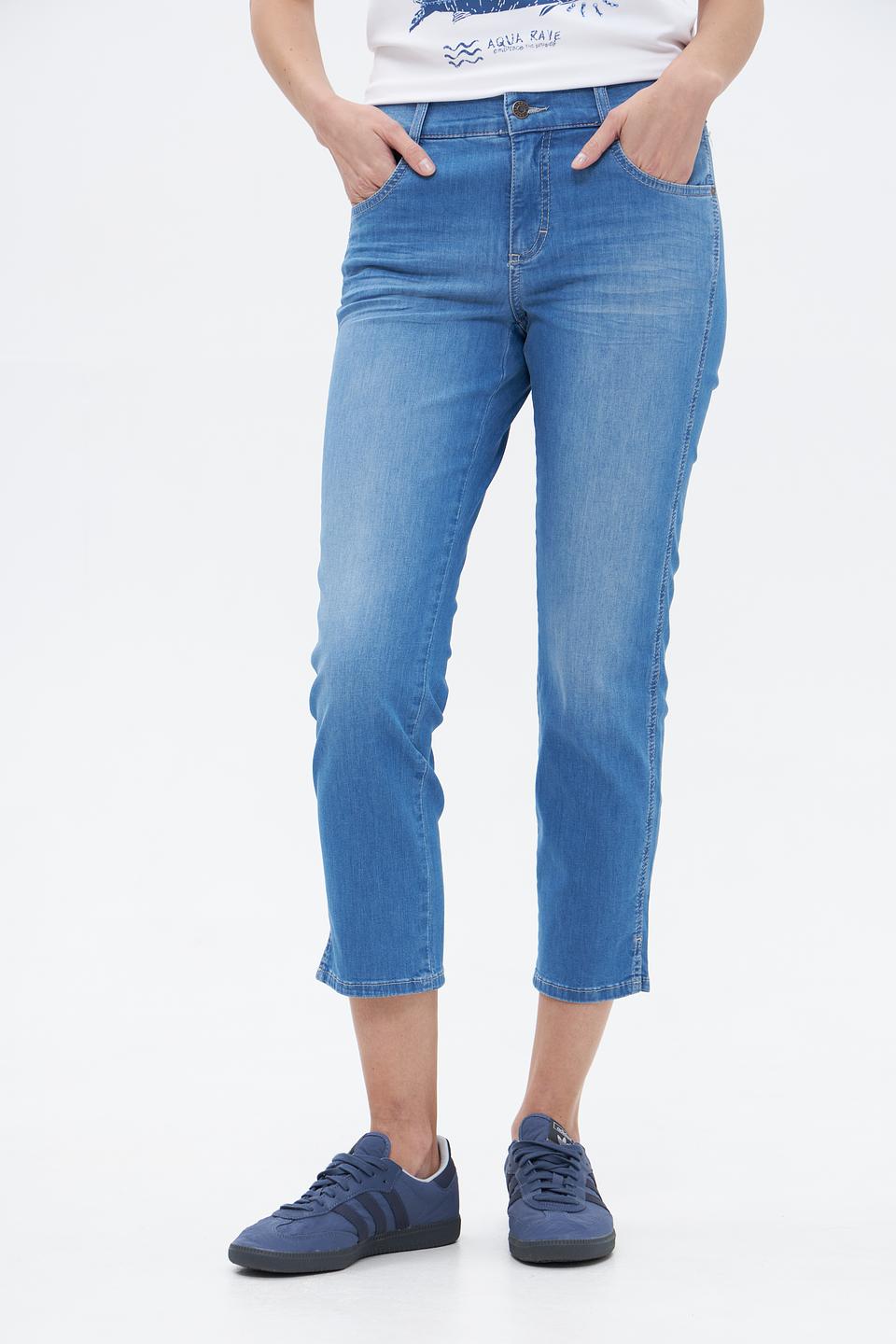 Джинсы Angels укороченные голубые