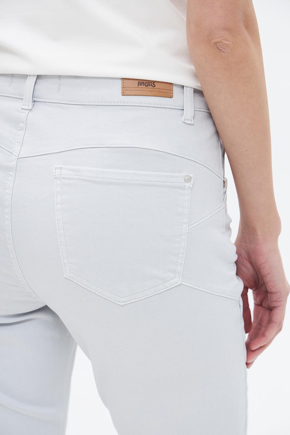 Джинсы прямые Angels светло-серые