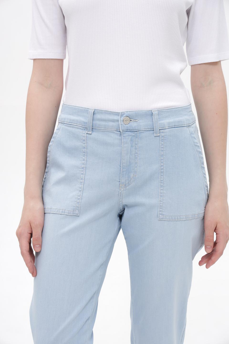 Брюки Angels укороченные светло-голубые