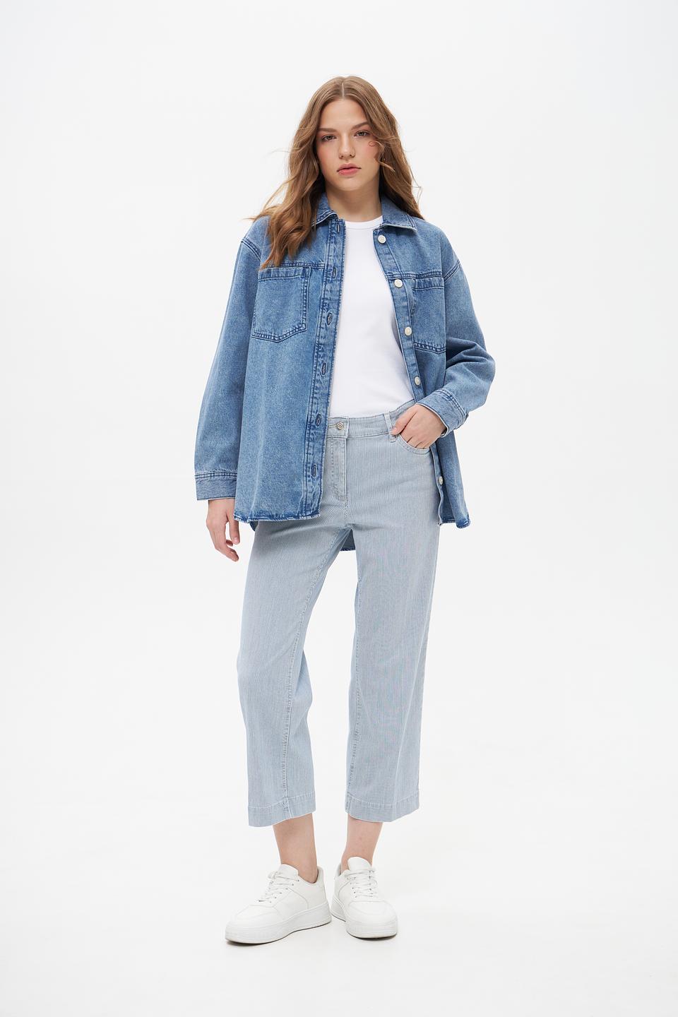 Капри ZRS в полоску