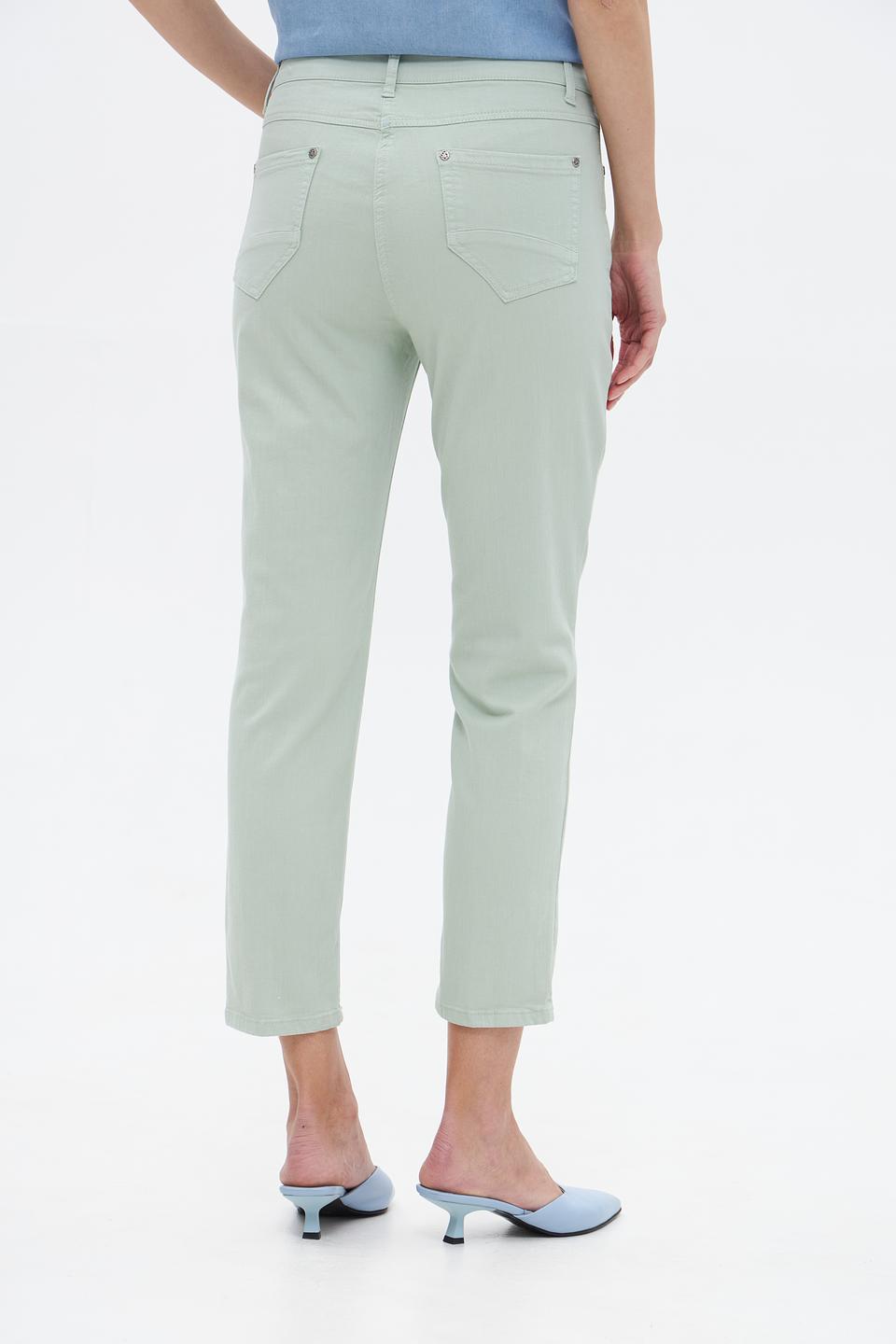Брюки укороченные Anna Montana мятные