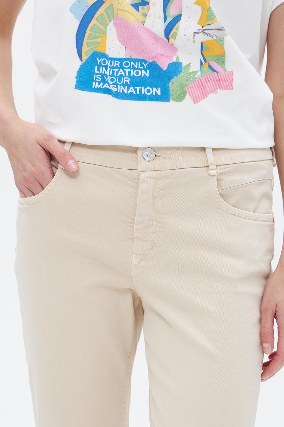 Брюки Gardeur прямого кроя бежевые