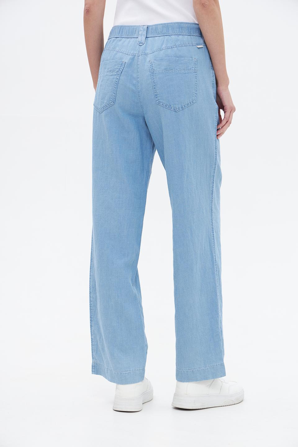 Брюки Gardeur прямого кроя голубые