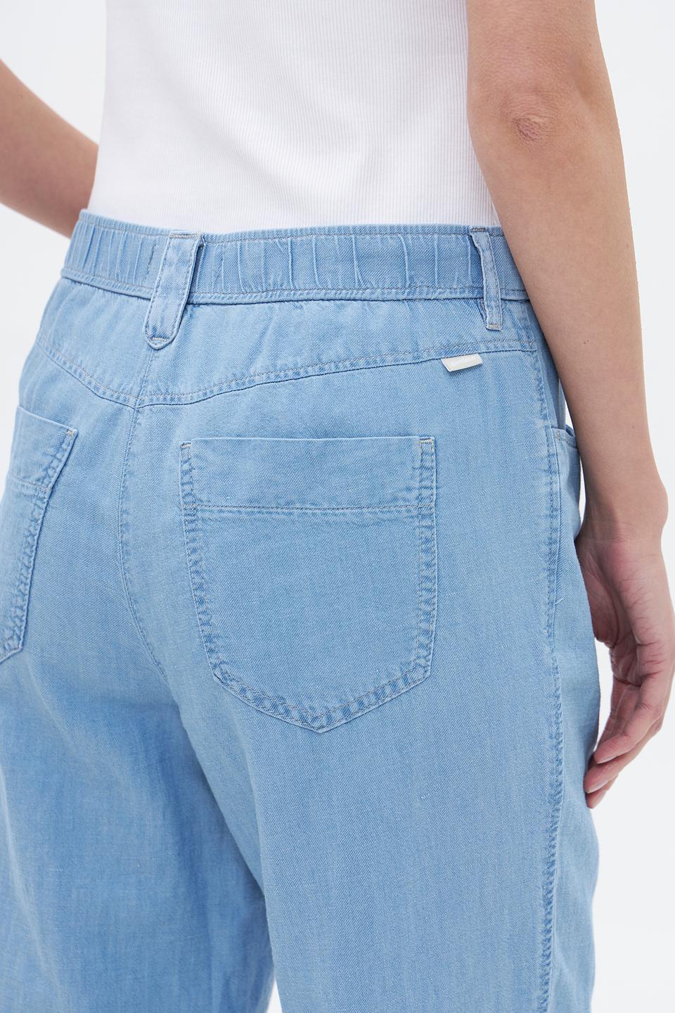 Брюки Gardeur прямого кроя голубые