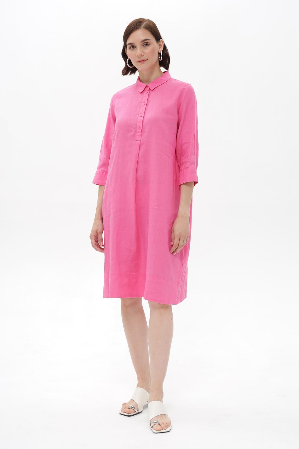 Платье рубашка Gerry Weber розовое