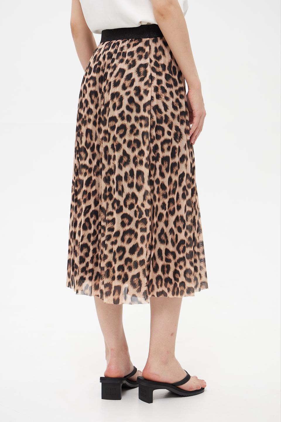 Юбка Oui с леопардовым принтом