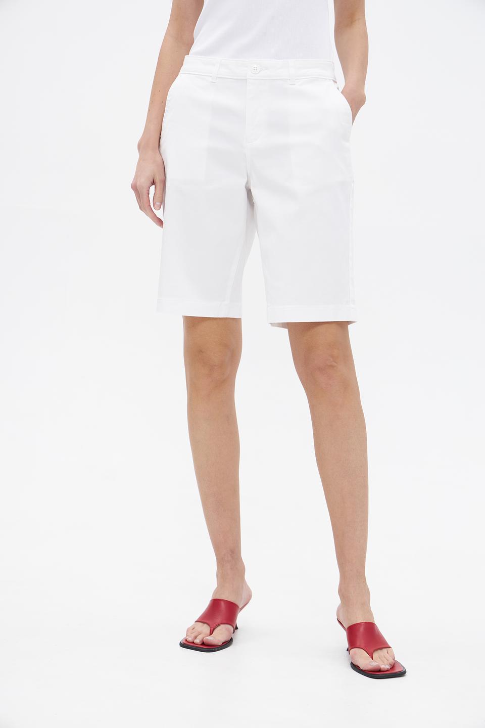 Шорты NYDJ белые прямые