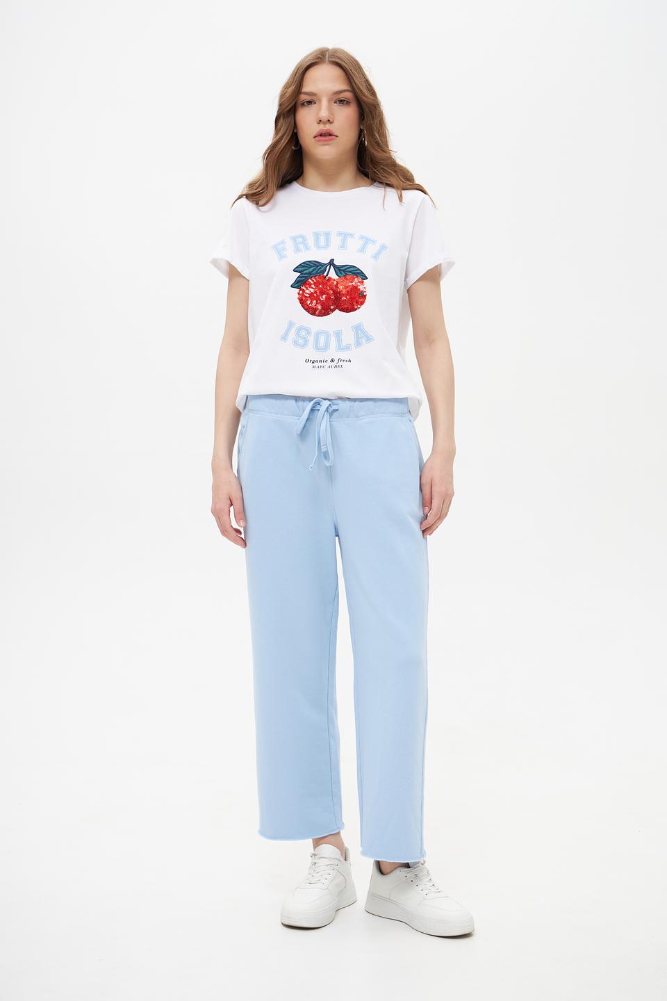 Брюки спортивные Marc Aurel голубые