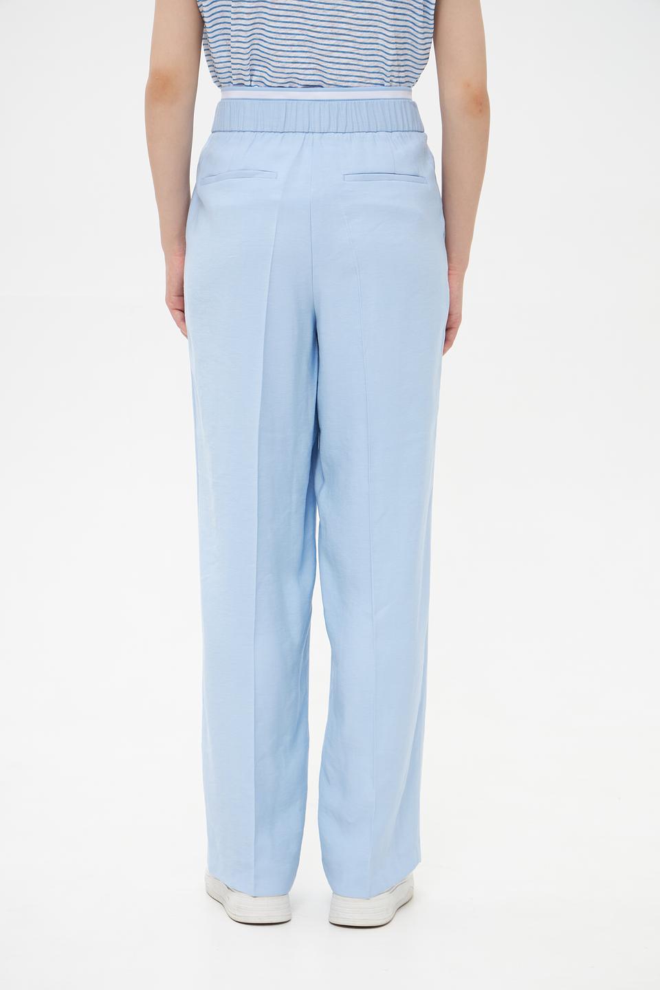 Брюки широкие Marc Aurel голубые