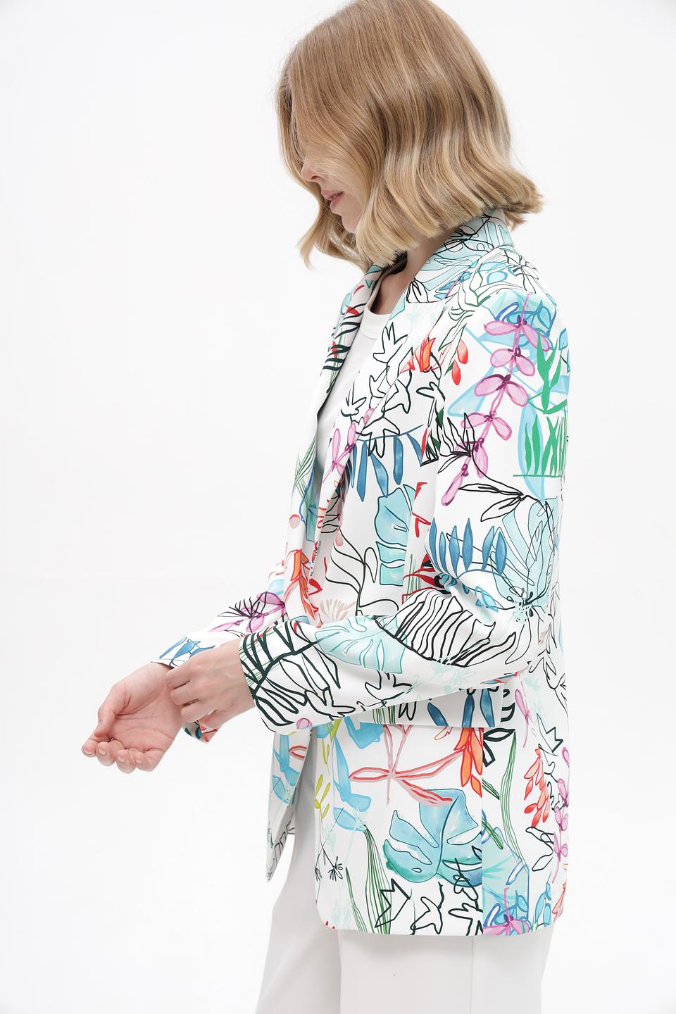Жакет Marc Cain с цветочным принтом