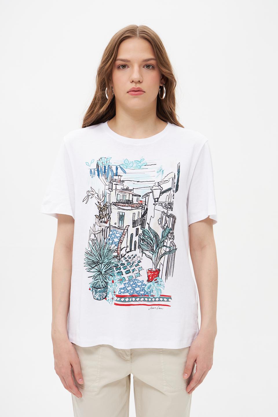 Футболка Marc Cain с принтом