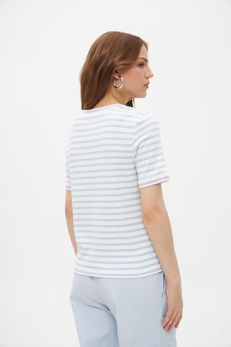 Футболка Marc Cain полоска голубая