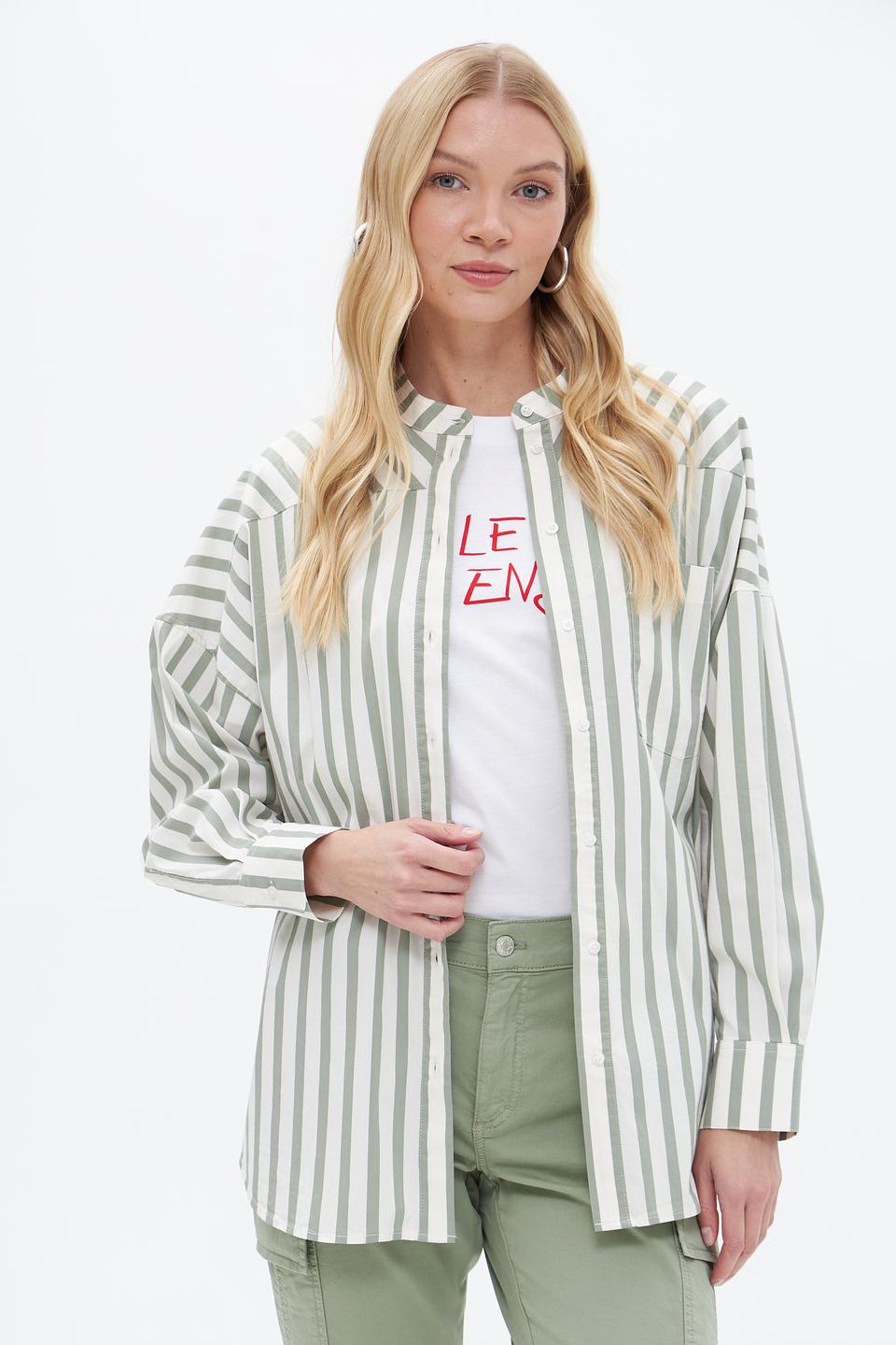 Блузка Oui в полоску