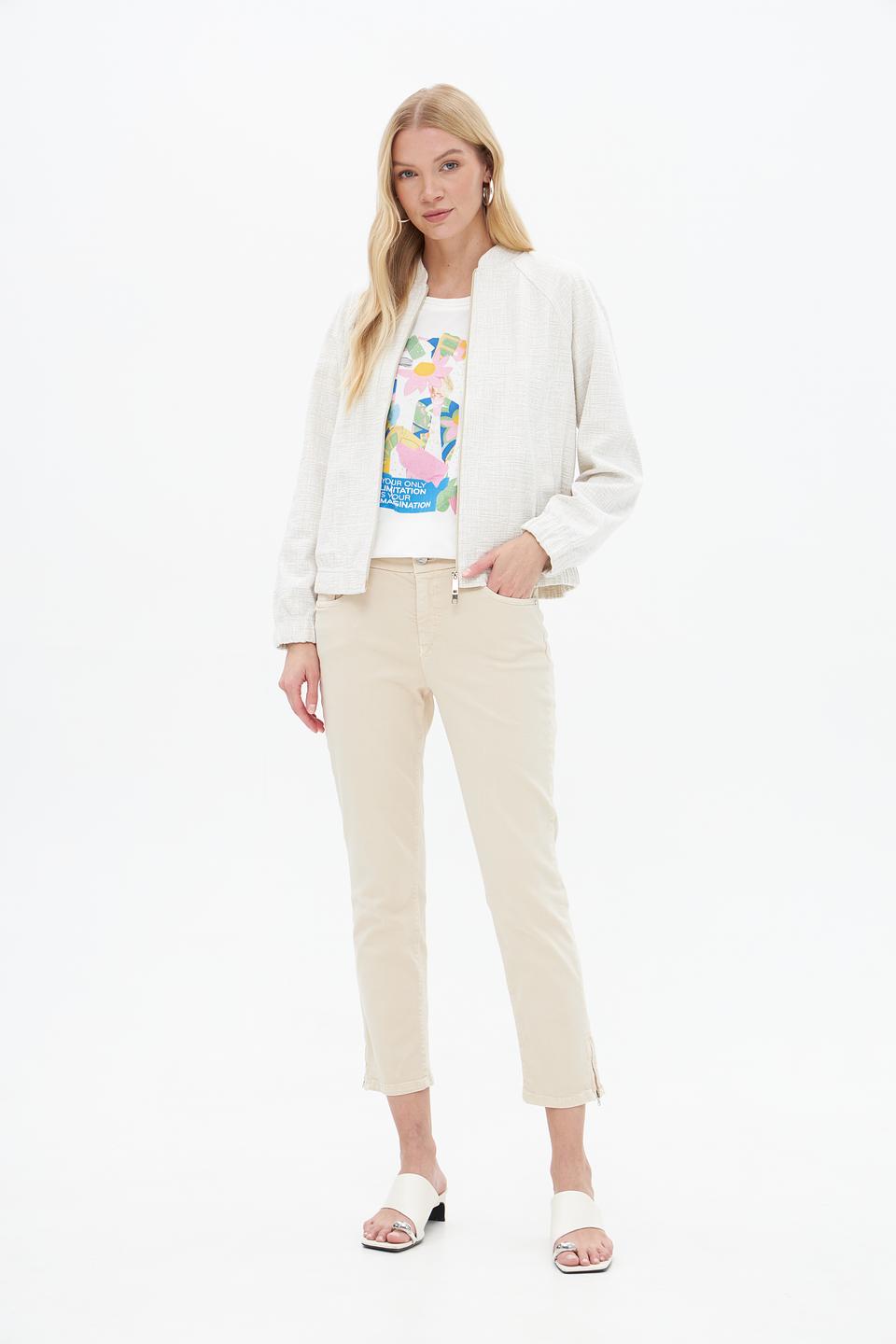 Жакет Lecomte приталенный бежевый