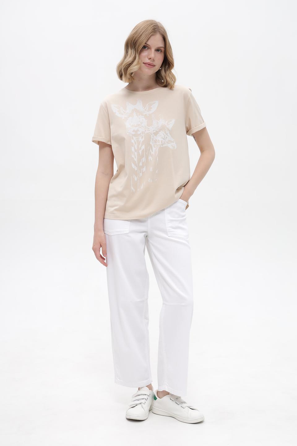 Футболка Marc Cain с жирафами