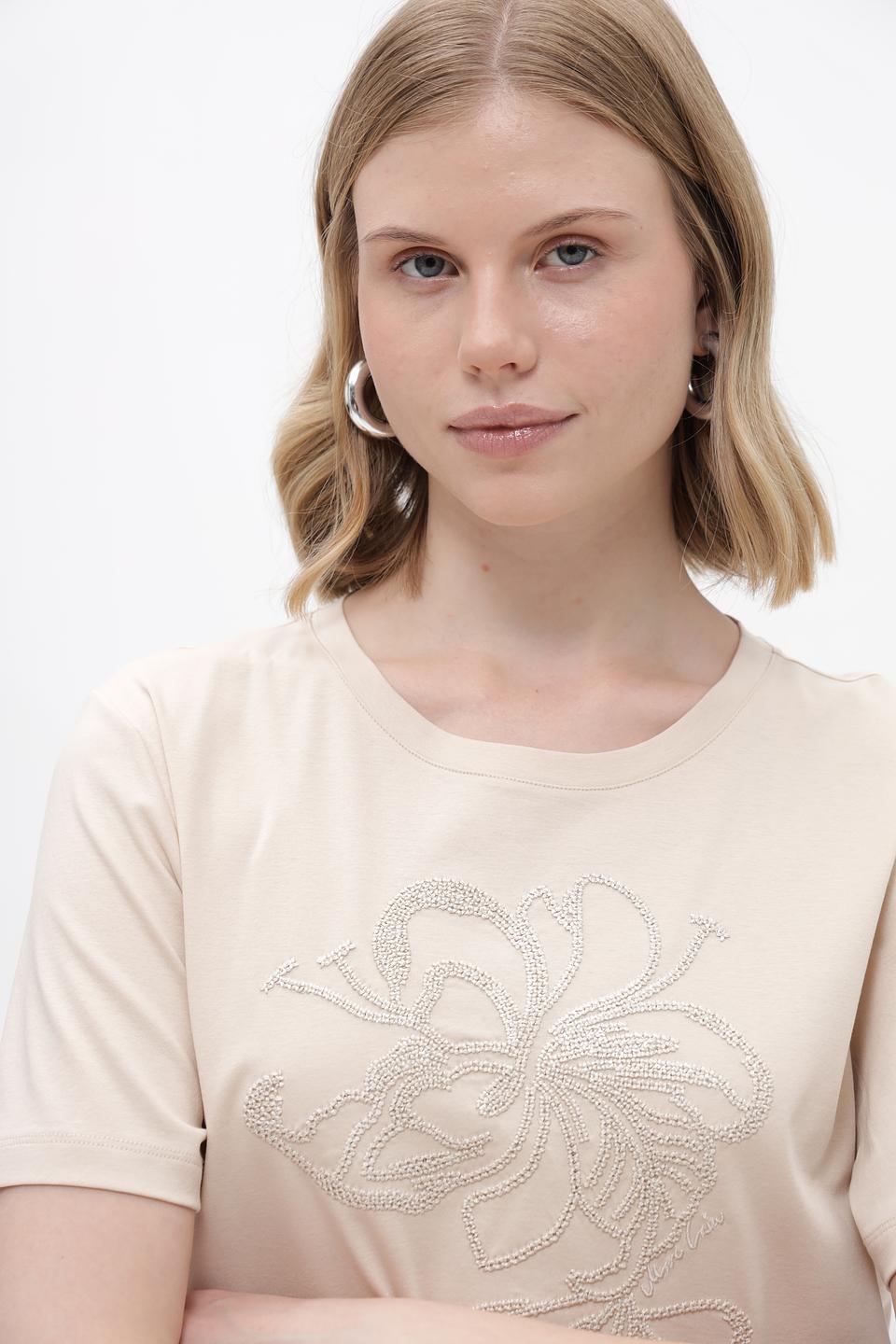 Футболка Marc Cain с вышивкой