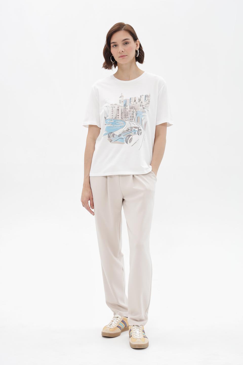 Футболка Monari с принтом