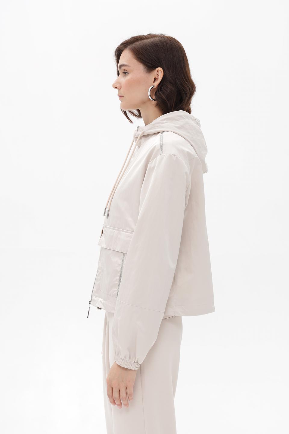 Куртка Monari бежевая с капюшоном