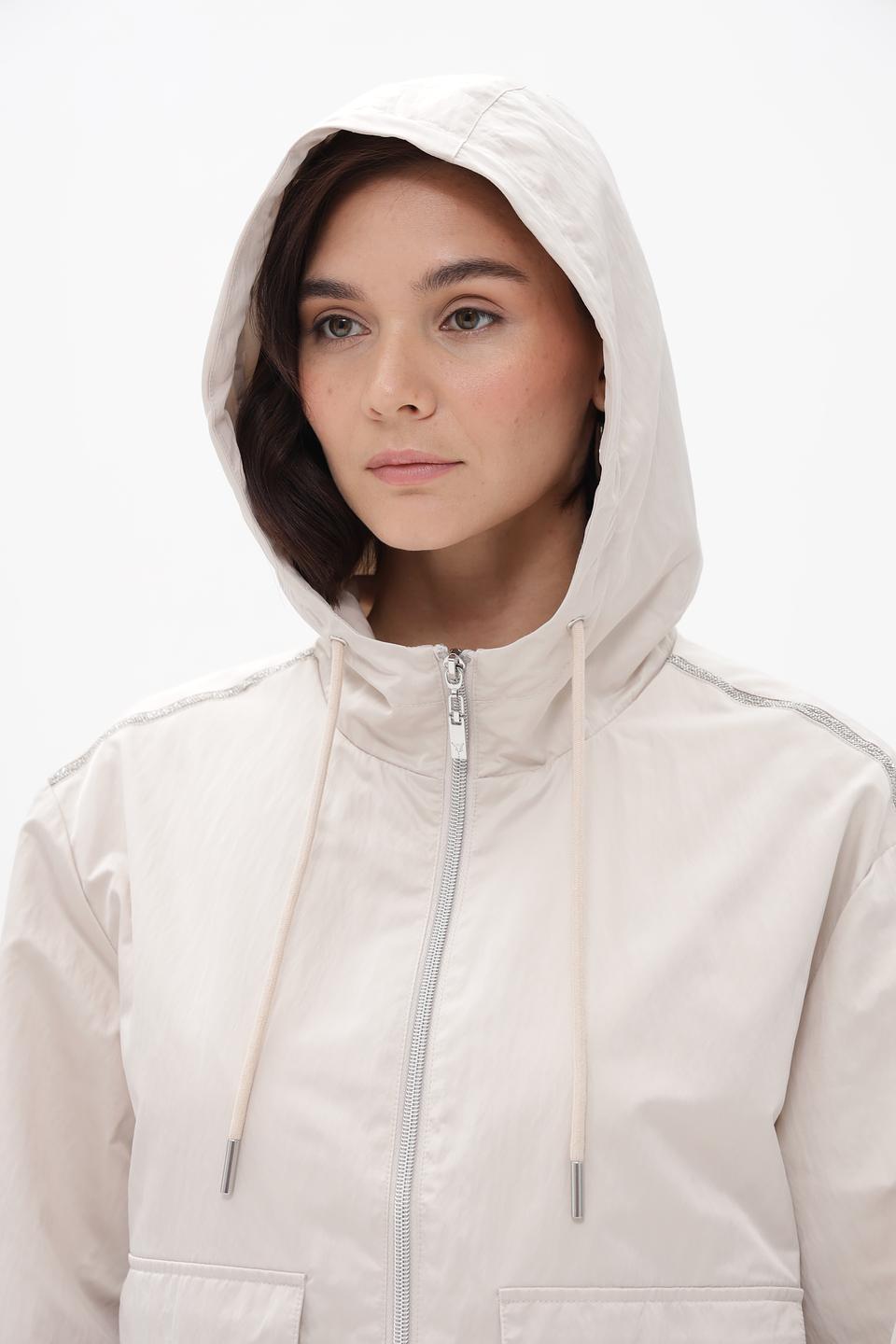 Куртка Monari бежевая с капюшоном