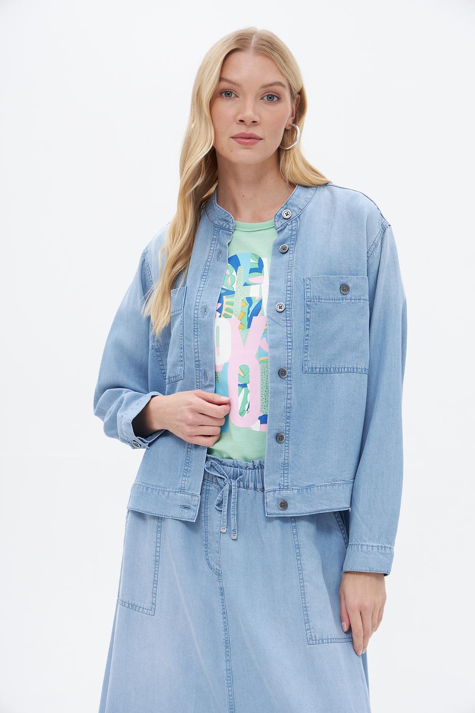 Жакет Lecomte джинсовый голубой