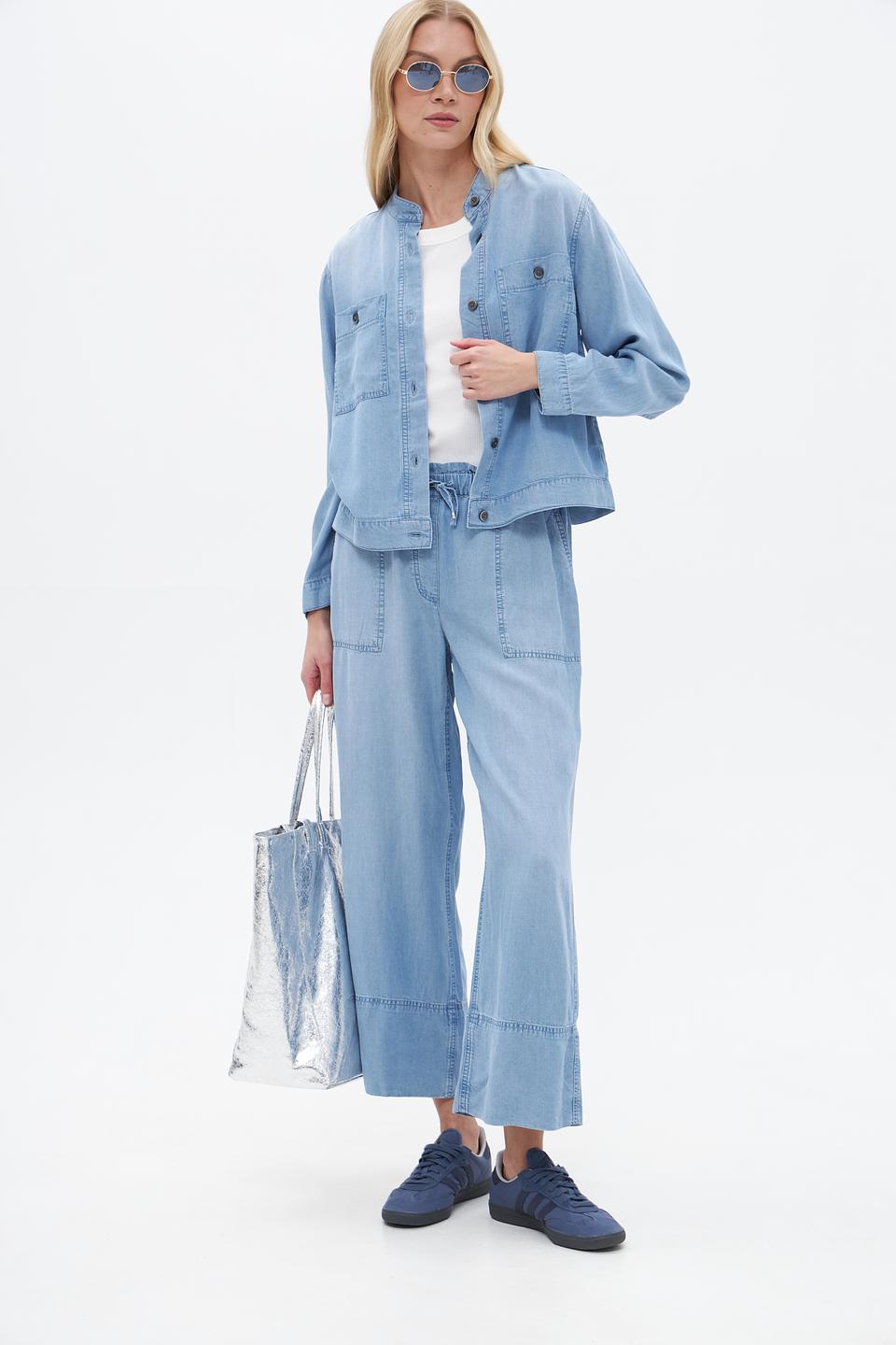 Жакет Lecomte джинсовый голубой