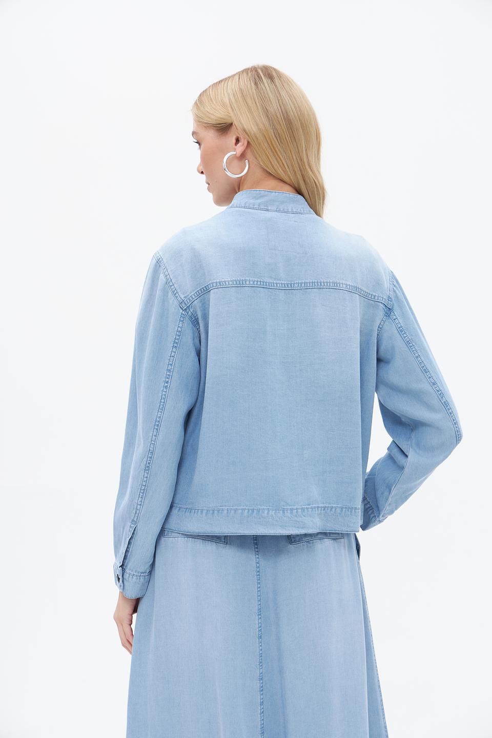 Жакет Lecomte джинсовый голубой