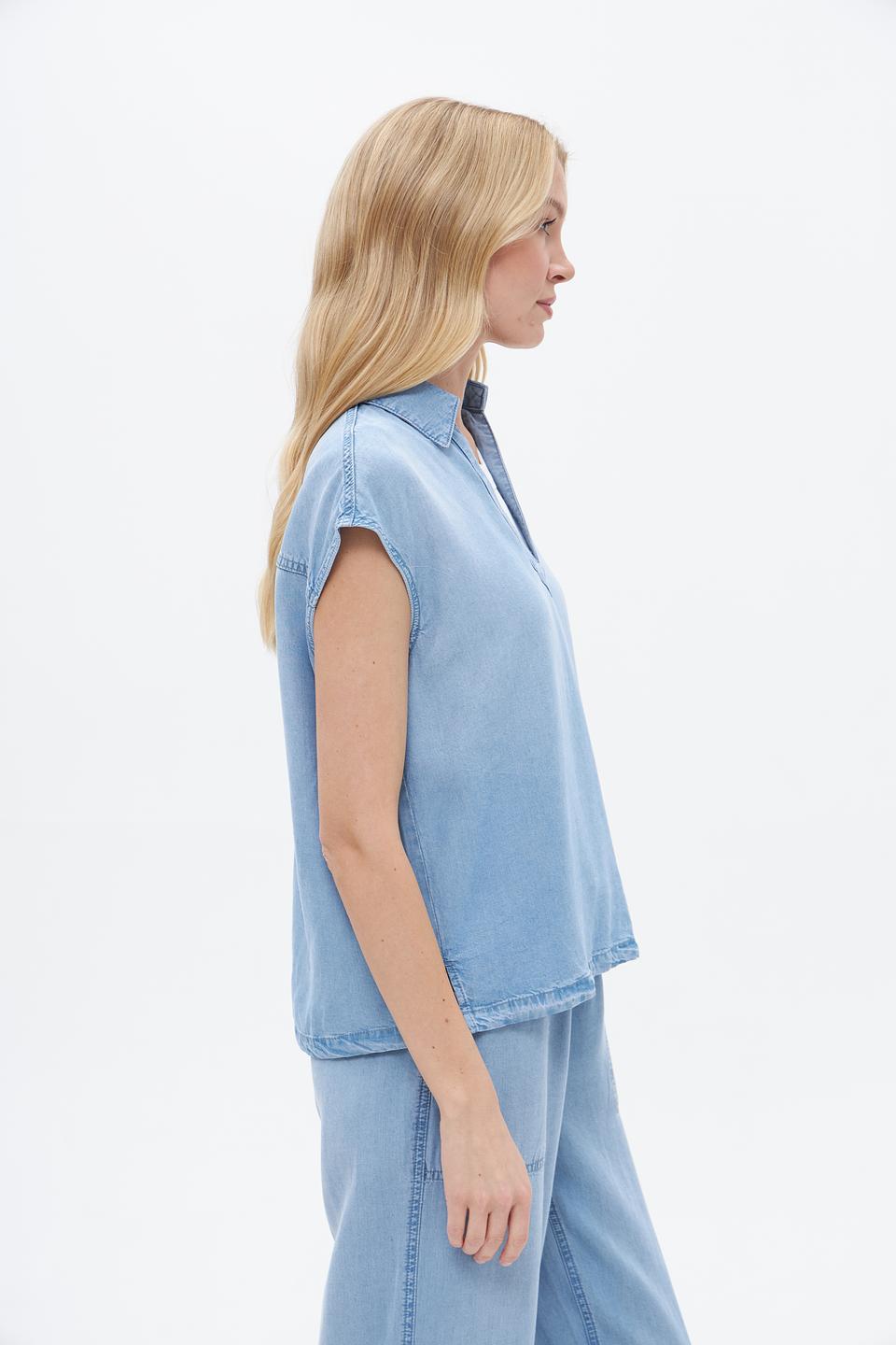 Блузка Lecomte из лиоцела