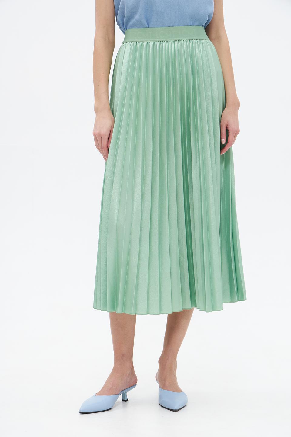 Юбка Lecomte плиссированная мятная