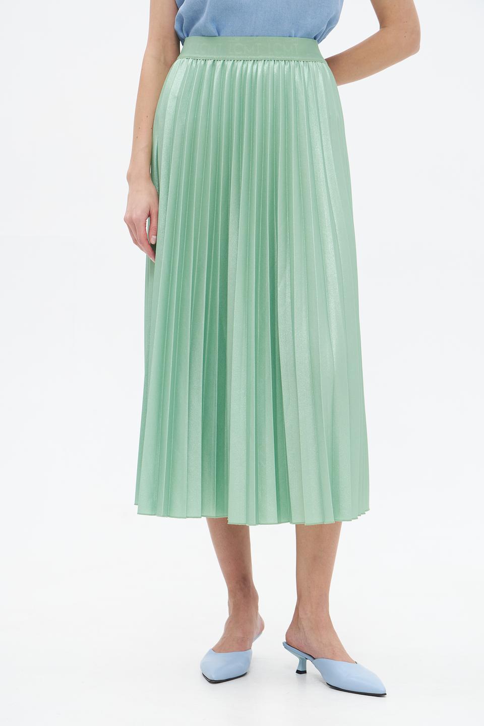 Юбка Lecomte плиссированная мятная