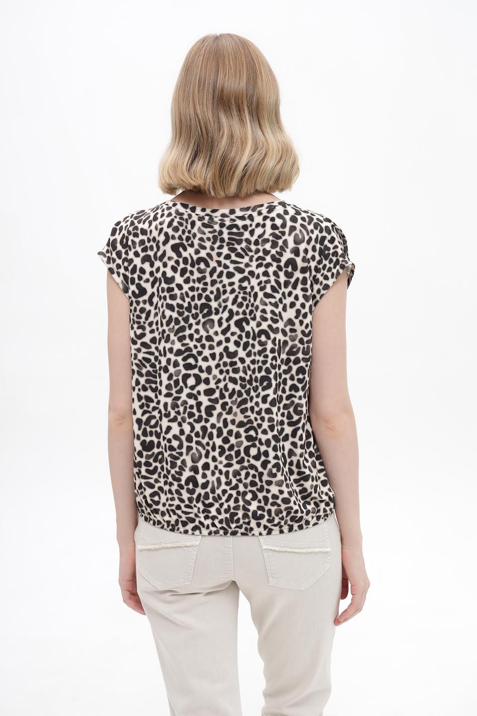 Топ Monari с леопардовым принтом