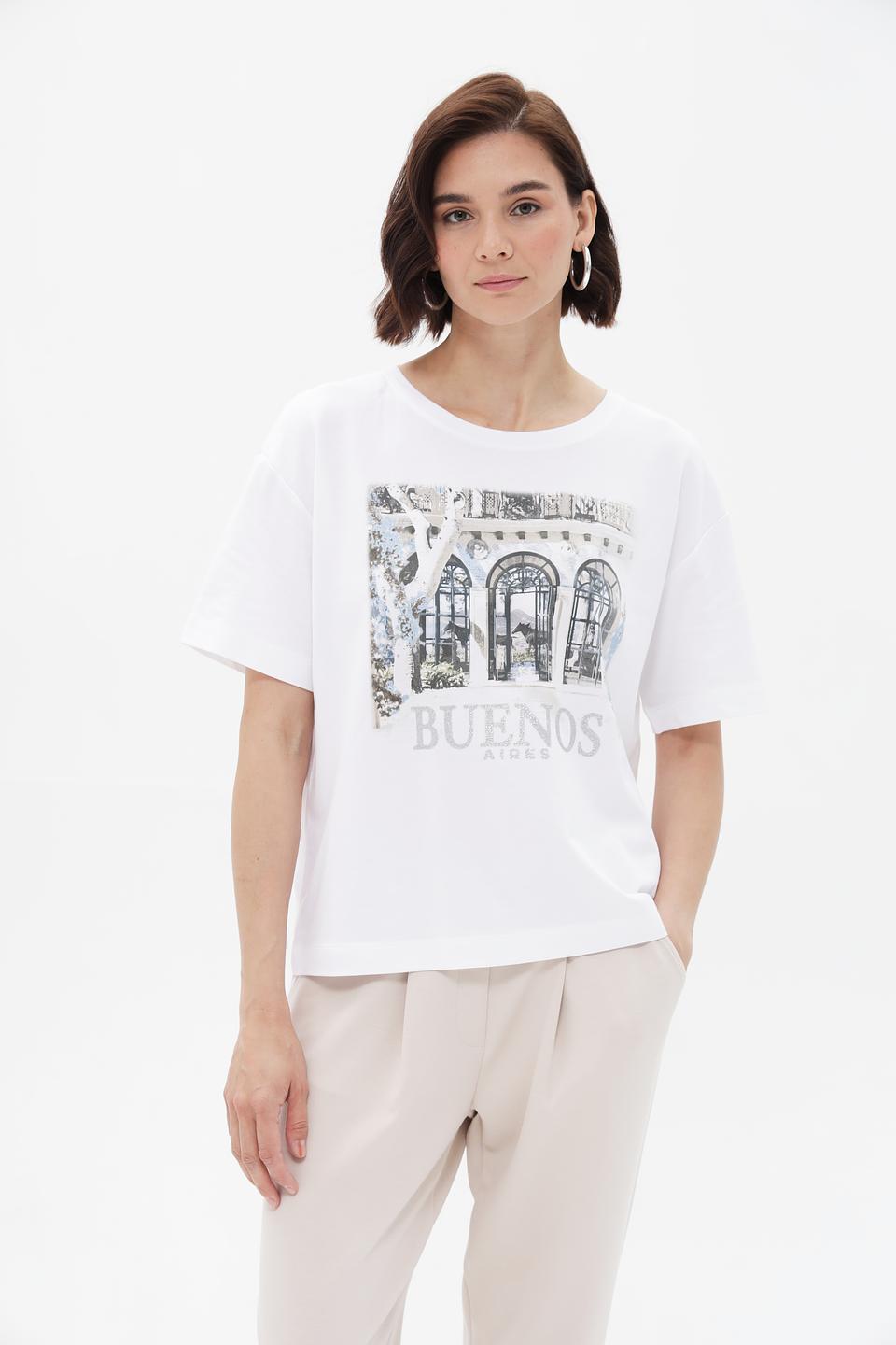 Футболка Monari с принтом Буэнос-Айрес