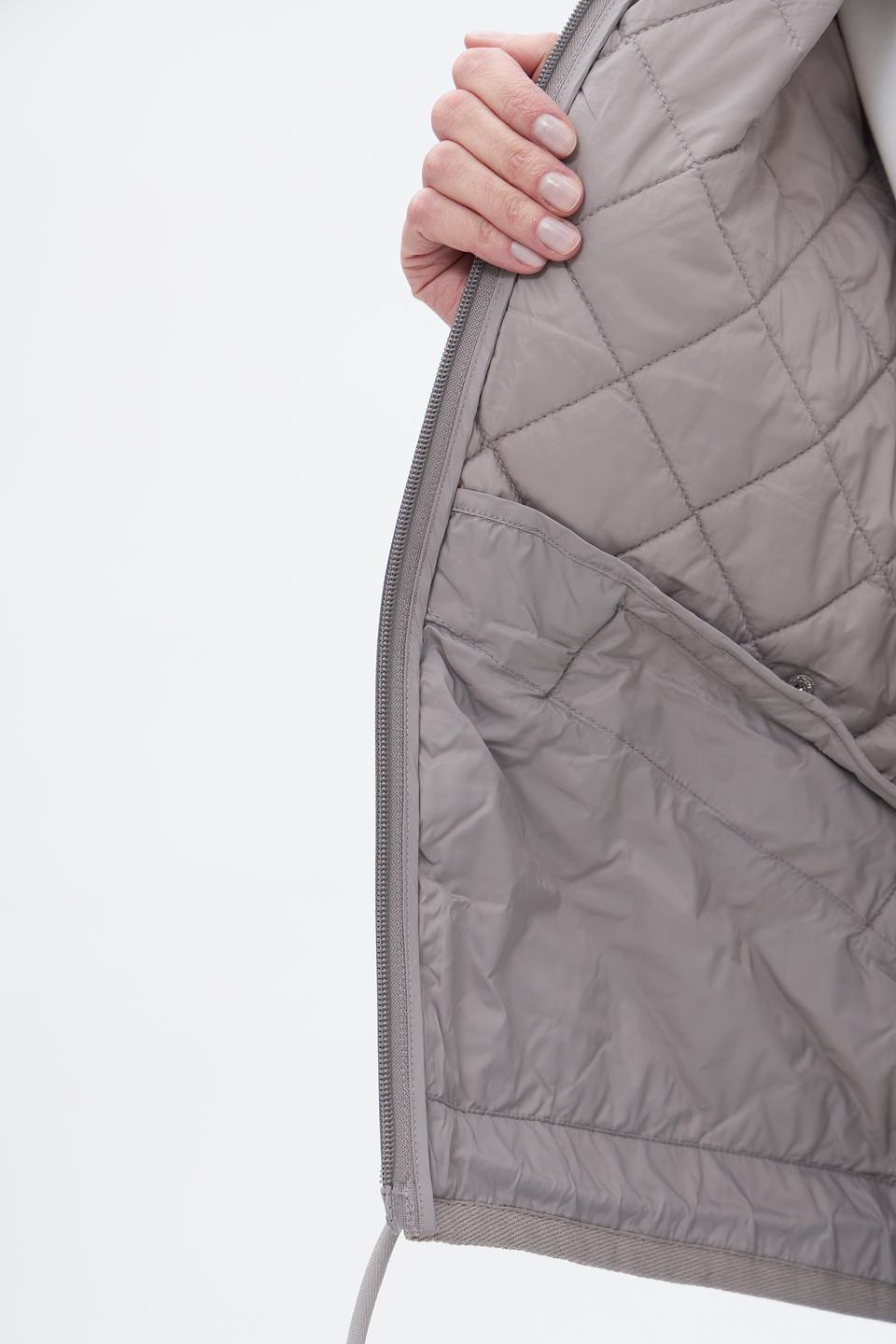 Куртка Pezzo стеганая серая